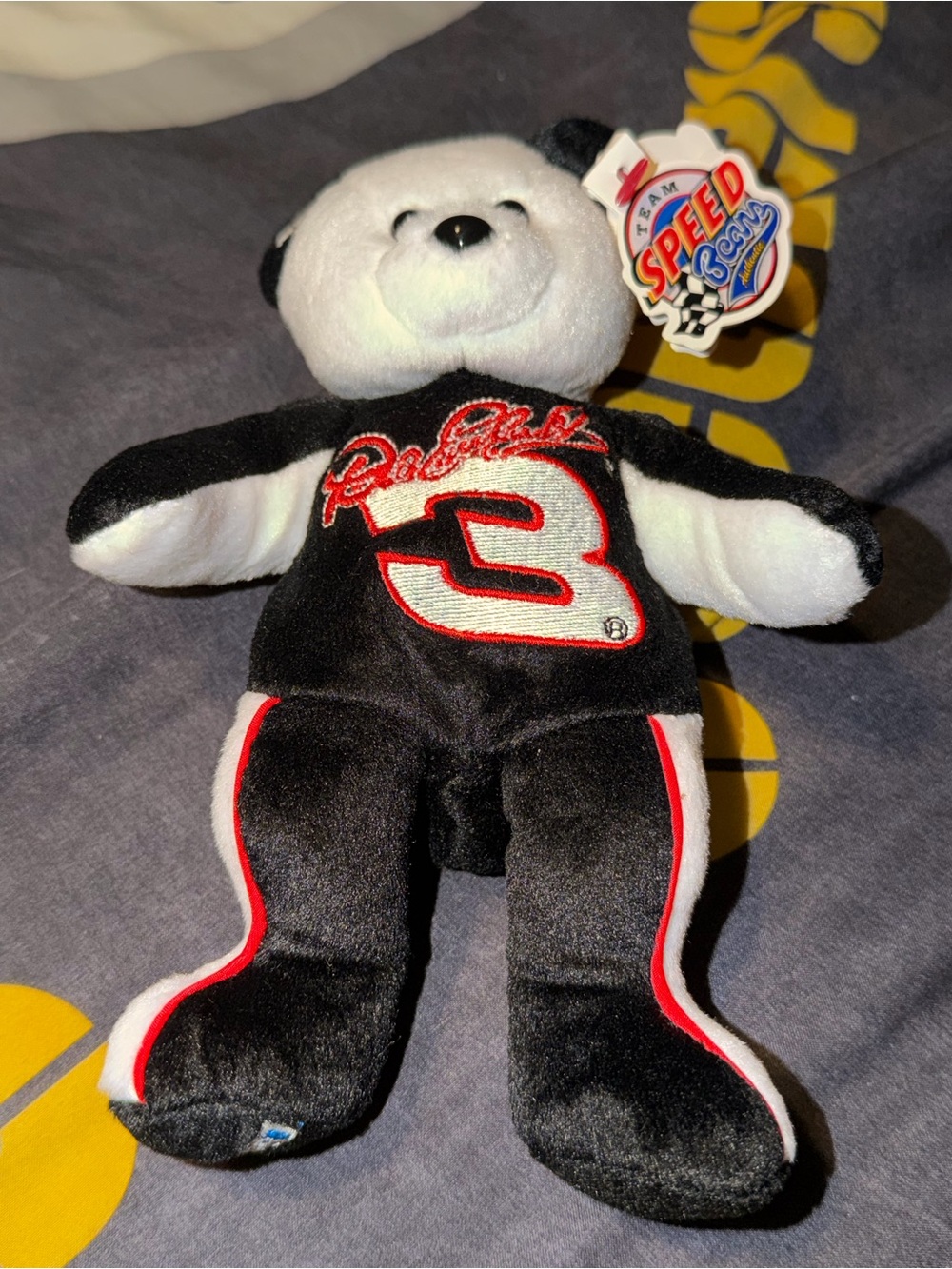 NASCAR Racing Team Speed Beans #3 Dale Earnhardt Plush Brand New With Tags NSCR.
